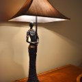DL01. Tall figurative table lamp. 
